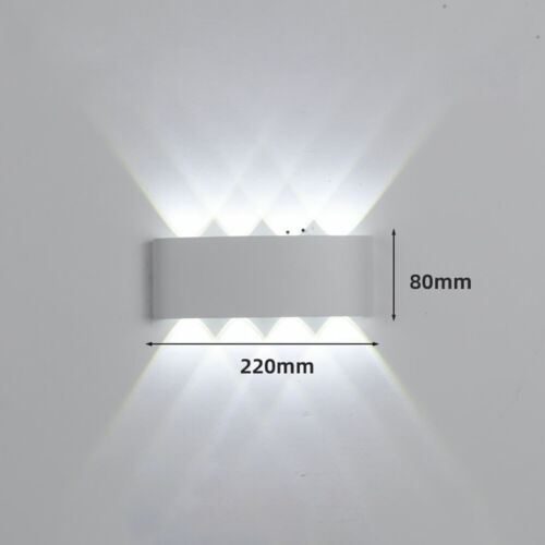 LED Wall Light Up Down Indoor Outdoor Room Sconce Lamp Modern Lighting Fixtures - Picture 30 of 34
