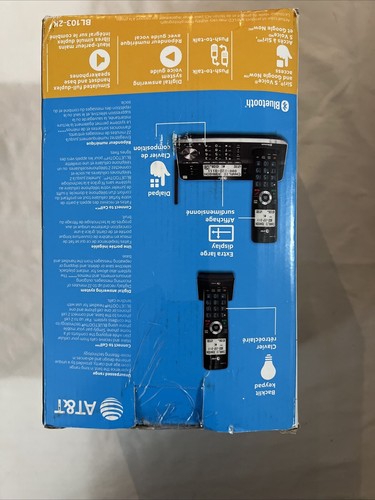 AT & T - Two (2) Handset Answering System - Wireless and Bluetooth - BL103-2K - Picture 7 of 8