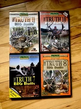 Primos Big Bulls Lot of 4 DVDs: The Truth 7-8-10-11 Elk Hunting Video Set