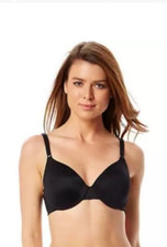 Warner's Bra Size 36D This is Not a Bra Tailored Underwire Full Coverage Black
