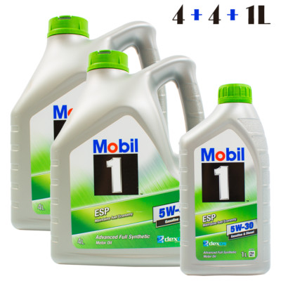 9L Mobil 1  ESP Formula Nachfolger 5W-30 MOTORÖL 4L + 4L + 1L = 9 Liter Mobil1