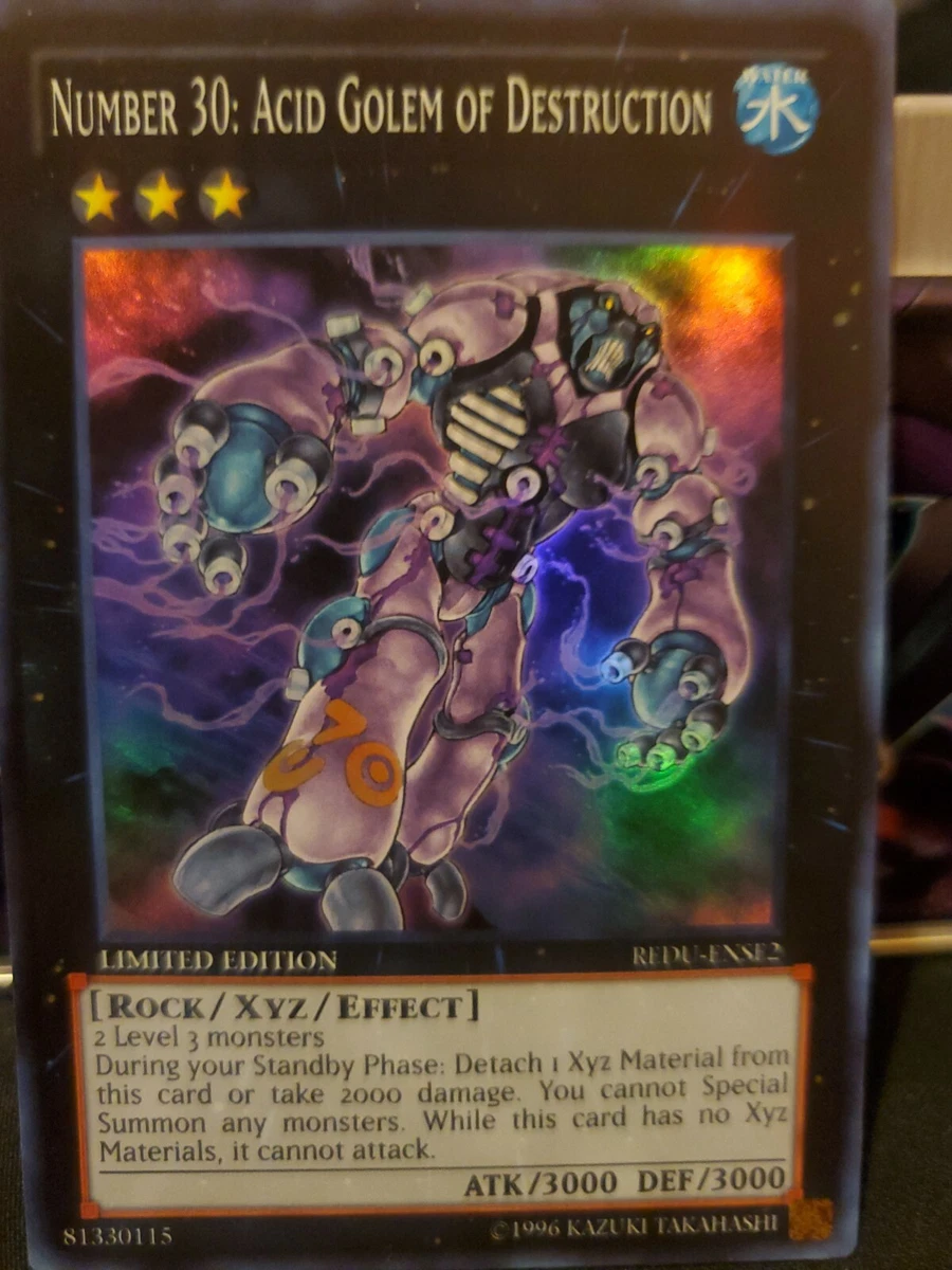 Yu-Gi-Oh Num Ro 30 : Golem Acide De Destruction REDU-ENSE2