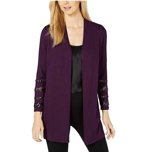 Alfani Womens PS Dark Fig Long Sleeve 