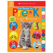 Jumbo Workbook: Get Ready for Pre-K (Scholastic Early Learners) - GOOD