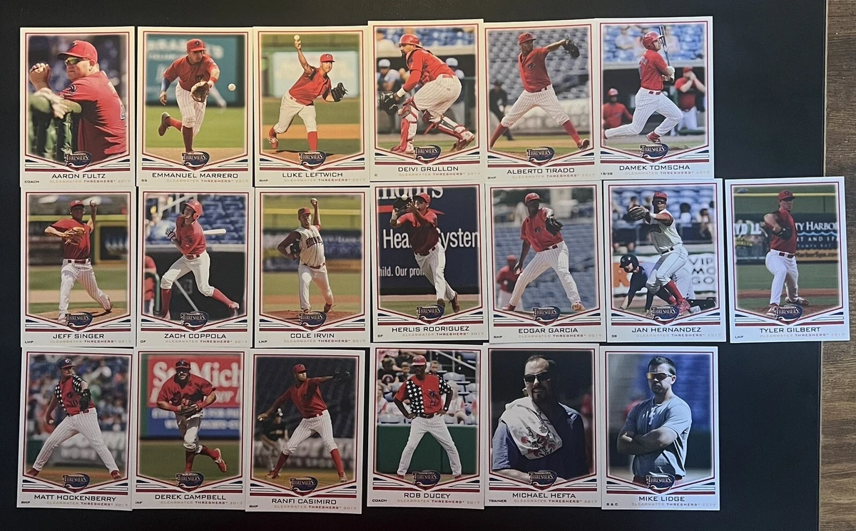2019 CLEARWATER THRESHERS Minor League Team Set FACTORY SEALED PHILLIES