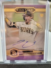 Jake Cronenworth Rookie Purple 12/50 2021 Topps Five Star Auto