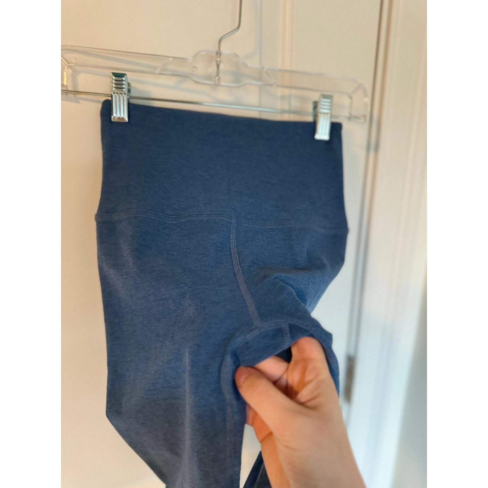 beyond-yoga space dye caught in the midi high waisted leggings