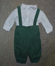 Janie And Jack Baby Boys Outfit Pants  Shirt - Size 3-6 Months - EUC