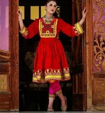 Embroidery Afghani dress for girl - Afghani style dress - Afghani dress for girl