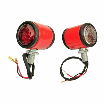 12V Massey Ferguson David Brown 35 35x Traktor Kotflügel Seitenlichter Lampe Set
