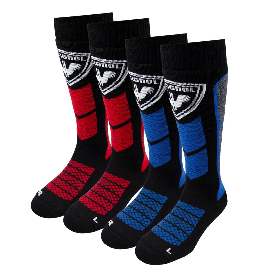 2 Paar Rossignol Herren Skisocken Socken Skistrümpfe Thermotech