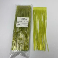 Newell MFG. Fishing Skirts 10 Pack Offshore Trolling Lure Tuna Marlin Green CLR