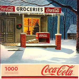 1000 PIECE JIGSAW PUZZLE COCA-COLA THE CORNER STORE X-LG ...