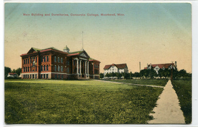 Main Building Dormitories Concordia College Moorhead Minnesota 1909 ...