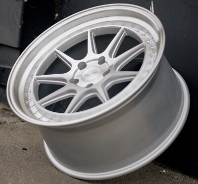 4 PCS 18x8.5 +35 / 18x9.5 +30 Aodhan DSX Wheels 5x114.3 Silver Rims 18'' Set 4