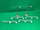 Vintage Marx International Airport Playset Accessories Fence - Street Lights