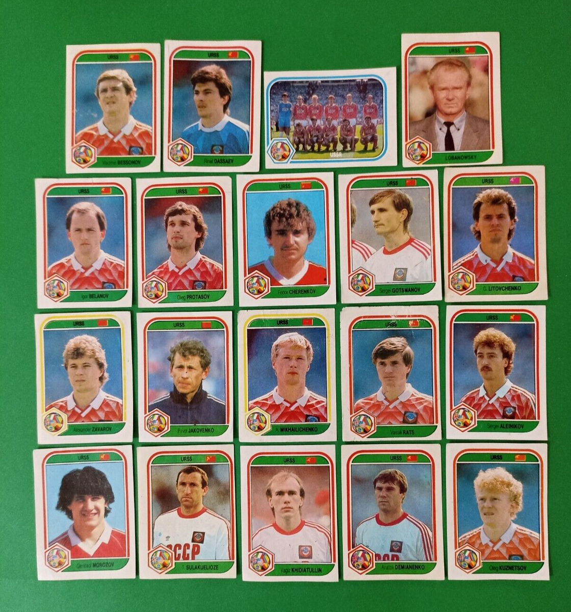1990 Navarrete Italy FIFA WORLD CUP - USSR SOCCER TEAM Full Cromo