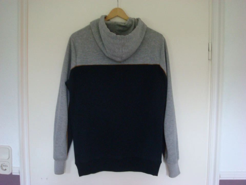 C&A Hoodie Kapuze für Herren Blau Grau Größe S - Bild 3 von 3