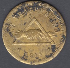 Jack Devise 5 Centimes 1915 Cooperativa La Fraternité Barceloneta