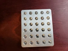 Reloading Block / Tray Precision CNC Machined 6061 T6 Aluminum (.388 C-bore.)