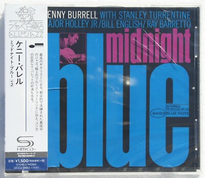 Kenny Burrell Midnight Blue Sealed/New Japan Import SHM-CD Sm Cracks in Case