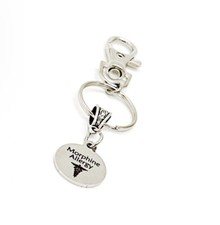 Morphine Allergy Charm Keychain, Clip On Charm Keychain, Medication Allergy