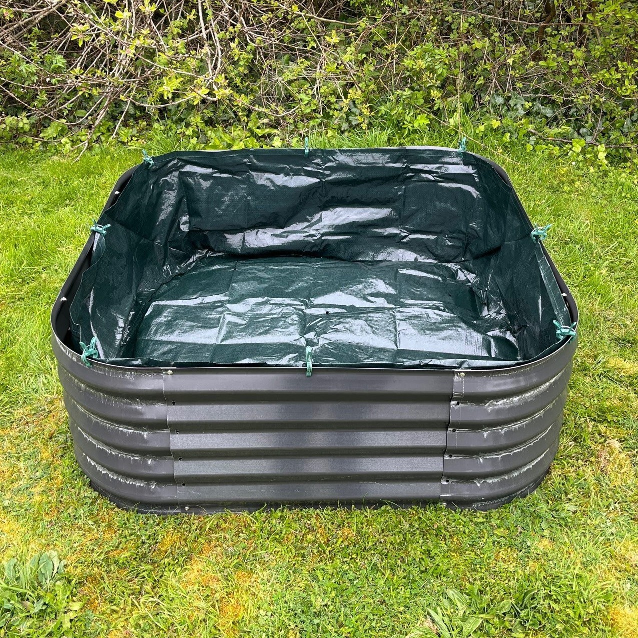Raised Garden Bed Liner for Large Metal Vegetable Planter Patio (120cm x 45cm)
