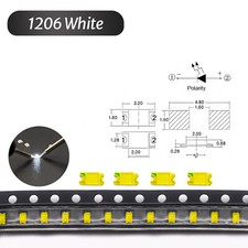 Smdsmt Leds - 0402 0603 0805 1206 - Red Blue Green White Orange Yellow