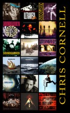 CHRIS CORNELL album discography magnet 3.5" x 5" soundgarden temple of the dog