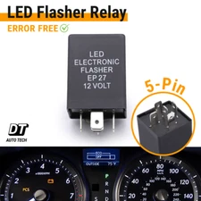 EP-27 LED Flasher Relay Fix Hyper Flash Turn Signal Decoder Load Equalizers