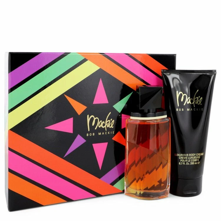 Mackie Perfume by Bob Mackie Gift Set 3.4 oz EDT Spray 6.8 oz Body Cream