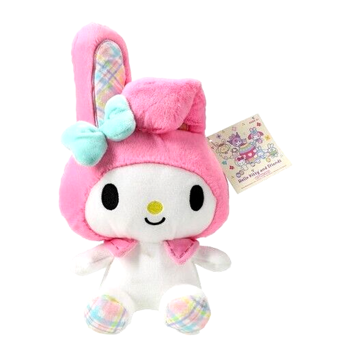 Sanrio **HELLO KITTY EASTER MY MELODY** 8 PLUSH** NWT - 第 1/2 張圖片