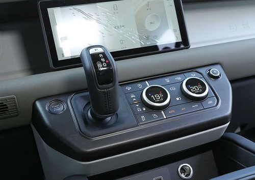 Borde de botón central de madera de roble ABS aire acondicionado para Land Rover Defender 2020 - Imagen 10 de 12
