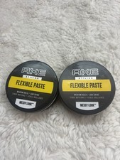 Axe Styling Flexible Paste Messy Look Med Hold Low Shine Lot of 2 Discontinued
