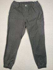 Prana Double Peak Gray Elastic Waist Cargo Joggers Pants - Women Size 8