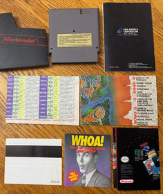 oval seal rpg Dragon Warrior IV complete in box nintendo 4 nes maps factory MINT