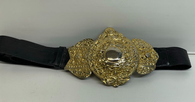Vintage 1970 s  Roberta Di Camerino Statement Belt Buckle Very Rare.