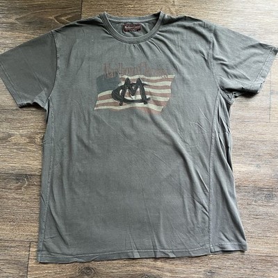 Marlboro Classics Vintage? Graphic USA Flag Logo Americana Shirt 2XL? *read