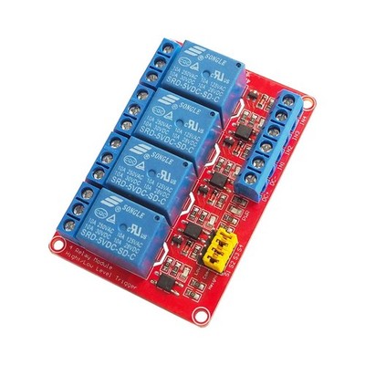 4 Channel 5V Relay Module with Optocoupler Isolation Support 4-way