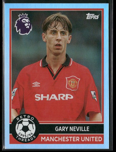 Gary Neville – 2025-26 Topps Premier League · Retro Threads #393 Gary Neville