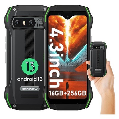 Blackview N6000 Mini Outdoor Smartphone 16GB+256GB 4,3 Android 13 Handy 48MP NFC