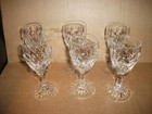 Set of 6 Royal Brierley Cut Lead Crystal Wine/Sherry Glasses H: 12.5cm