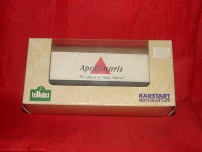 ROCO LE BUFFET HO COVERED WAGON APOLLINARIS ELECTRIC TRAIN NEW KARSTADT box