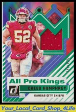 2025 Donruss All Pro Kings #APK-CHY Creed Humphrey #/425 Kansas City Chiefs