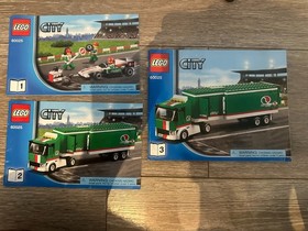 LEGO CITY: Grand Prix Truck (60025) 100% COMPLETE W INSTRUCTIONS