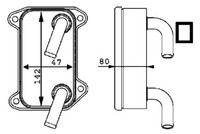 Mahle ÖLküHler, MotoröL CLC 40 000P FüR Volvo