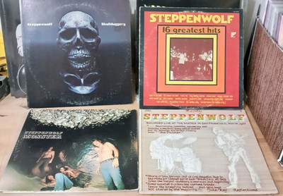 STEPPENWOLF LOT OF 4: MONSTER/16 GREATEST/EARLY/SKULLDUGGERY. VG+/VG+/VG+/VG!!!!