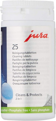 2-Phase Cleaning Tablets for Fully Automatic Coffee Machines, 25 Count