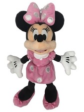 Disney Minnie Mouse 14 inch Plush Stuffed Animal Pal, Pink Polka Dot