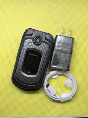 Kyocera DuraXE E4710 8GB At&t GSM Unlocked Rugged Flip Phone - Good Condition